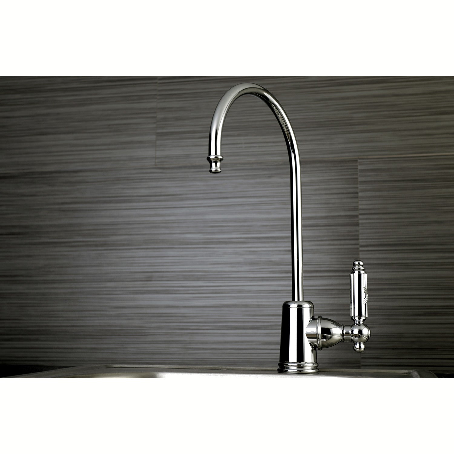 Kingston Tulare KS7191GL - Georgian Single-Handle 1-Hole Deck Mount Water Filtration Faucet, Polished Chrome — thumbnail 2